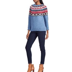 🛑SOLD🛑Chaps Andrea Fair Isle Yoke Sweater